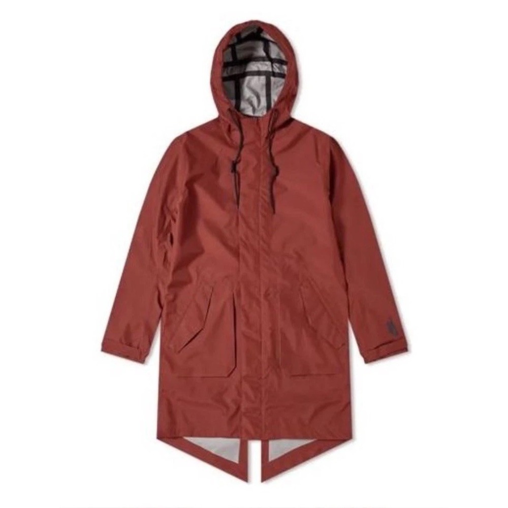 Nike Lab Collection NRG 3 Layer‎ Parka Men's Large Pueblo Brown Black AJ1993-250